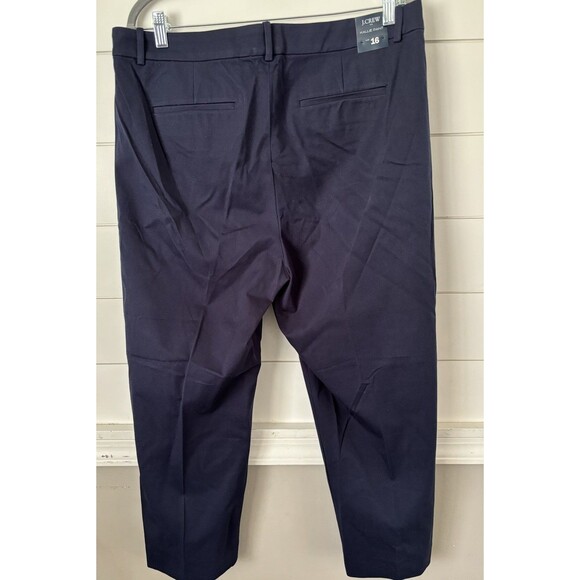 J.Crew Kallie Straight Leg Pant in Navy Size 16 - Picture 5 of 8